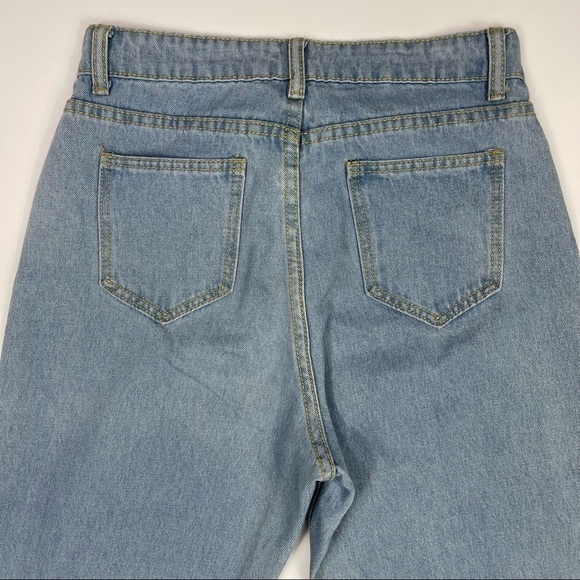 SHEIN Sz S Light Washed Denim High Rise Mom Jeans Women’s - Picture 10 of 10